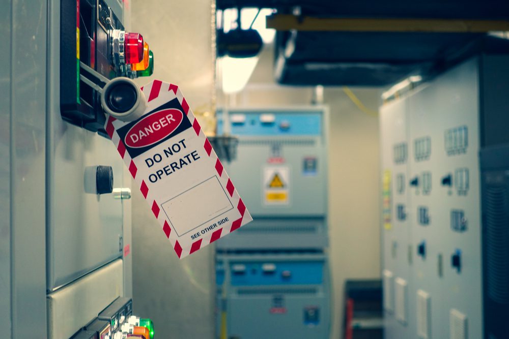 danger do not operate tag on electrical equipment during regular maintenance to prevent failure and increase business